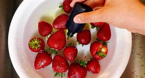 como desinfectar fresas